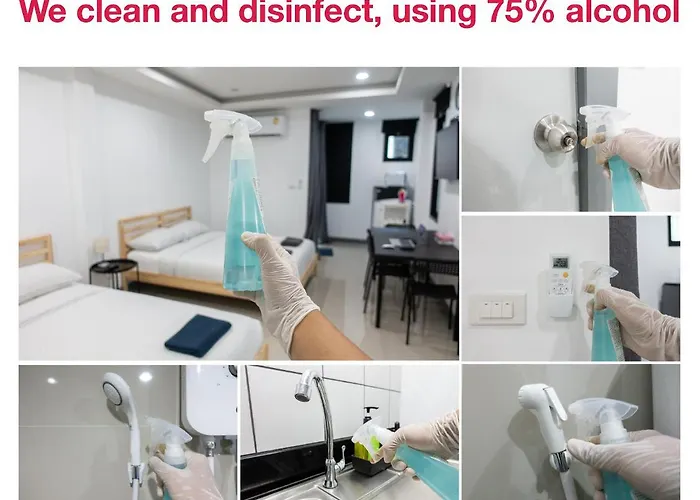 Apartment P4 Silom Large 2beds Full Kitchen Wifi 4-6pax *