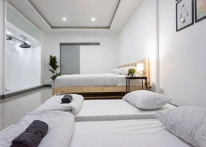 Apartment P4 Silom Large 2beds Full Kitchen Wifi 4-6pax *